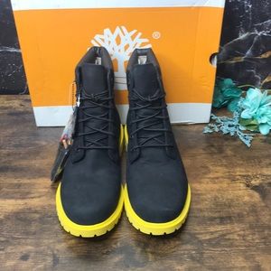 Timberland Booties, Premium Booties Black Wyellow 11M